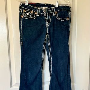 NOT FOR SALE True Religion boot leg jeans.